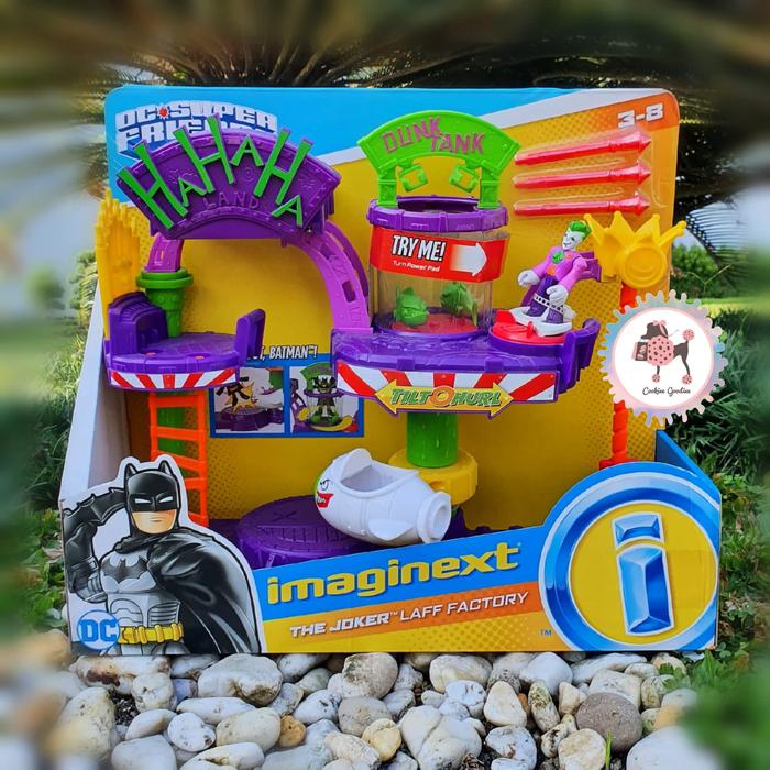 Jual Imaginext DC Super Friends The Joker Laff Factory Playset