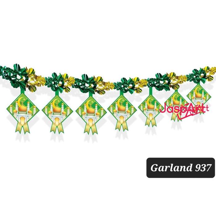 Gambar Dekorasi Slinger Garland Hiasan Tarik Ramadhan Idul Fitri - garland 937 dari Jaspart Kota Administrasi Jakarta Barat Tokopedia