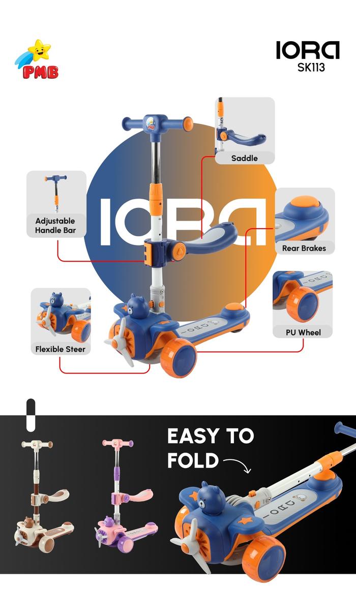 Gambar SCOOTER IORA SK112 & SK113 - SK113 dari TOKOBROER undefined Tokopedia