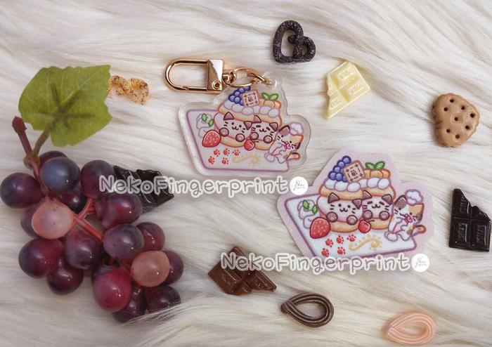Gambar Neko Fingerprint x Devonazure Original Collab Gacha - Animal Desserts - Neko Cream Puff dari Neko Fingerprint undefined Tokopedia