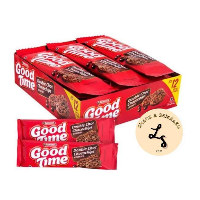 Gambar Biskuit Good Time Cookies Box Isi 12 Pcs - Double Choc dari Pastry Perfection undefined Tokopedia