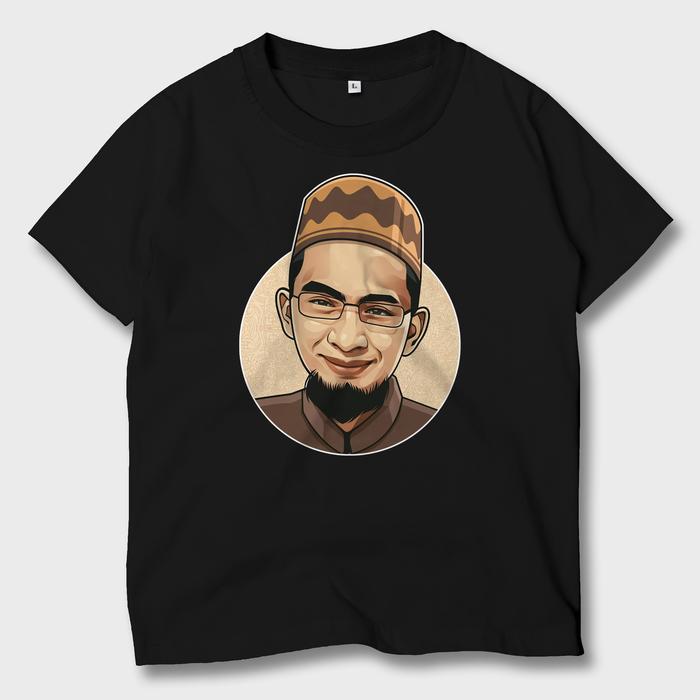 Gambar Baju Kaos Anak Dakwah Islami Ulama Ustadz Adi Hidayat ULM-16 A - Hitam, XS dari Yanura Official undefined Tokopedia