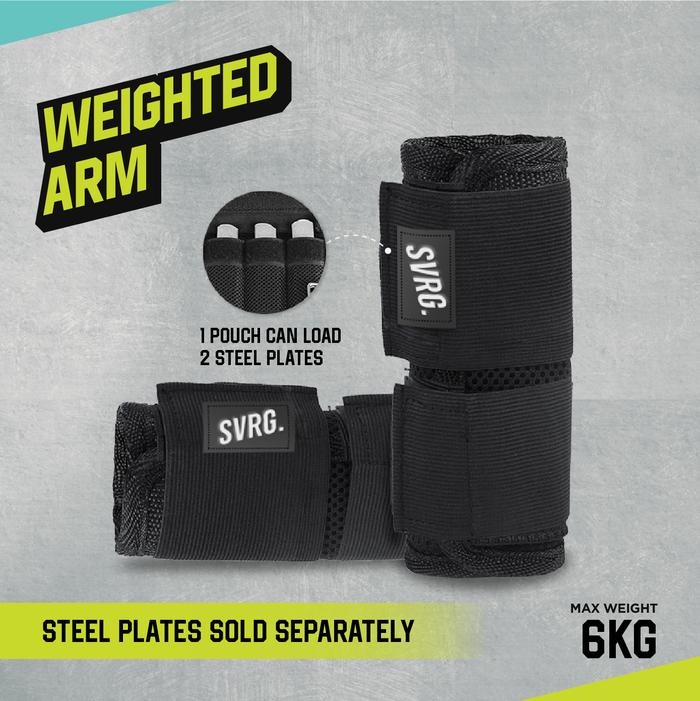 Gambar SVRG Adjustable Weighted Vest - Wrist & Ankle Weight - Rompi Beban - Arm Max 6 Kg dari SVRG Store undefined Tokopedia