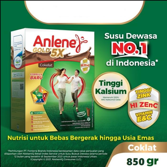 Gambar Anlene Gold Plus COKELAT 900gr dari BUSRAIN GWENA undefined Tokopedia