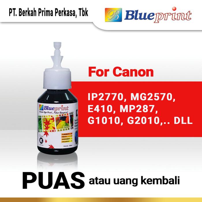 Gambar Tinta Canon BLUEPRINT Refill For Printer Canon - 100ml - Black dari Megacomp Online undefined Tokopedia