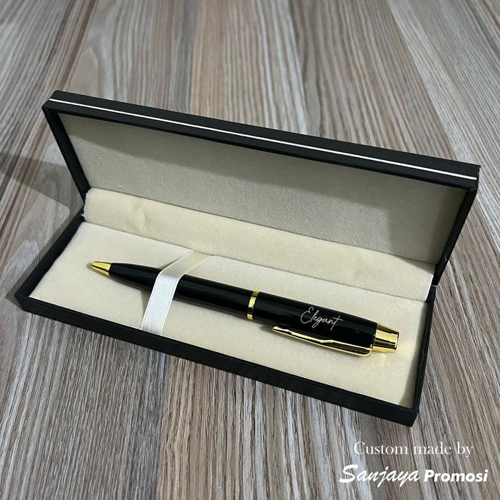Gambar Pulpen Custom Grafir Laser Logo Nama Tulisan Pen Metal Sovenir Promosi - Elegant dari Sanjaya Promosi undefined Tokopedia