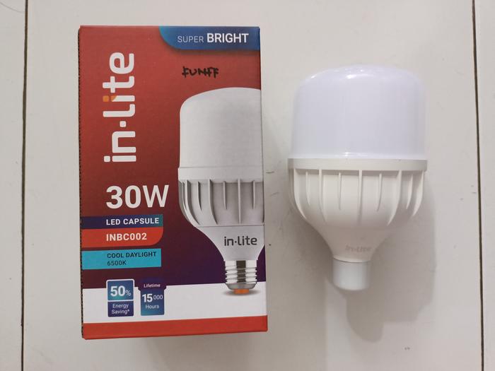 Gambar Lampu Led Capsule In-Lite Led Tabung Inlite INBC002 Putih - 20 30 Watt - 30 Watt dari SumberListrik undefined Tokopedia