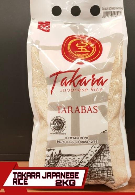Gambar Takara Nikomaru Japanese Rice Tarabas /Beras Japan Sushi 2kg dari Daily Foodshop undefined Tokopedia