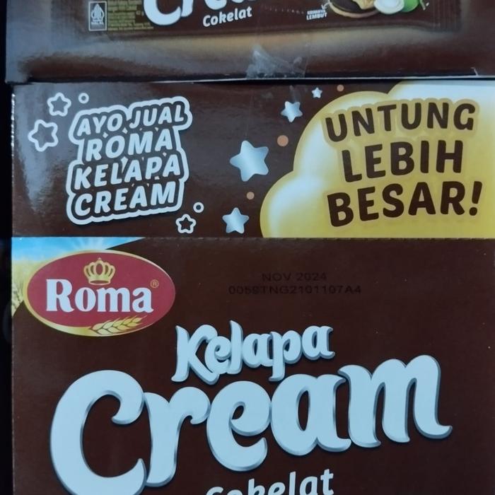 Gambar ROMA KELAPA CREAM BOX (12pcs) dari panggon rojo ngemil undefined Tokopedia