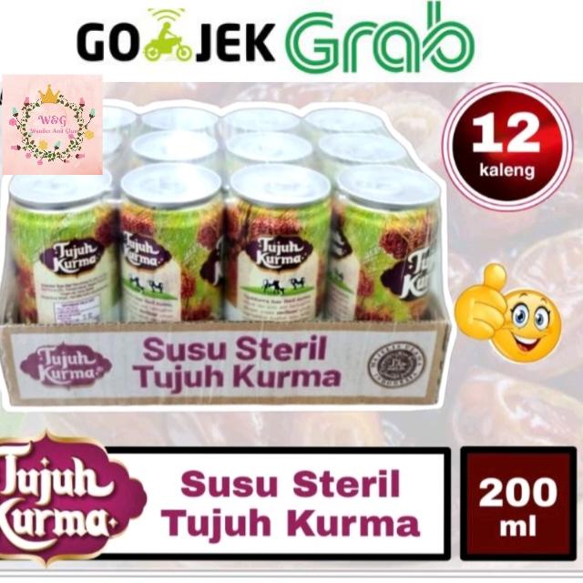 Gambar Susu Steril Tujuh Kurma 200ml / Susu Tujuh Kurma 200ml 1 Dus 12 Pc dari Wonder and Glam undefined Tokopedia