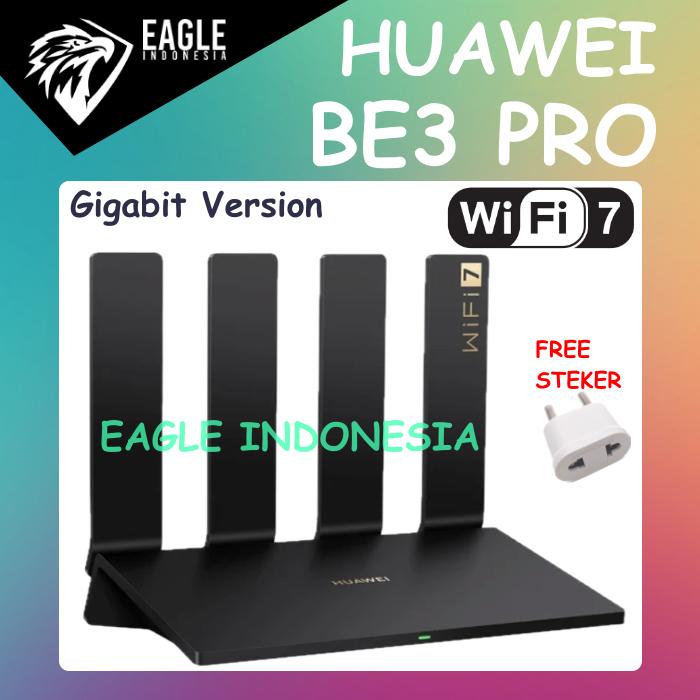 Gambar HUAWEI AX3 PRO WiFi 6+ MESH Gigabit 3000Mbps Wireless Router - BE3 PRO WIFI 7 dari EAGLE INDONESIA undefined Tokopedia