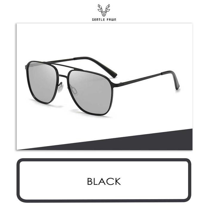 Gambar GRAY PINK Kacamata Photocromic Polarized Anti UV Style Aviator 5122 - BLACK dari Gray Pink undefined Tokopedia