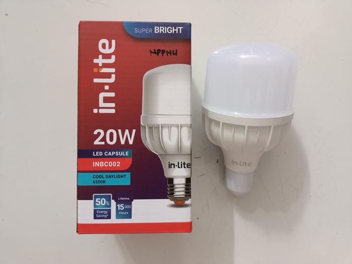 Gambar Lampu Led Capsule In-Lite Led Tabung Inlite INBC002 Putih - 20 30 Watt - 20 Watt dari SumberListrik undefined Tokopedia