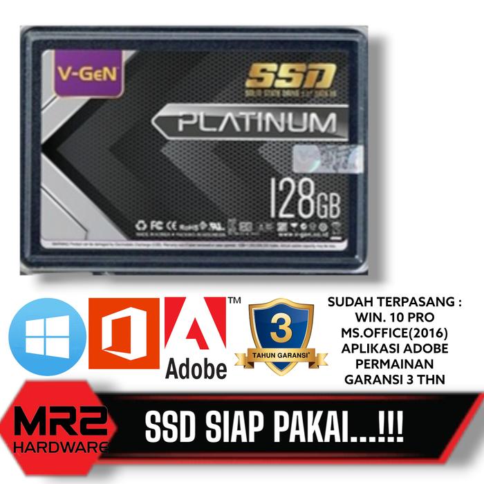 Gambar SSD SATA III VGEN 12GB/256GB/512GB - 128GB, GPT dari MR2 HARDWARE undefined Tokopedia