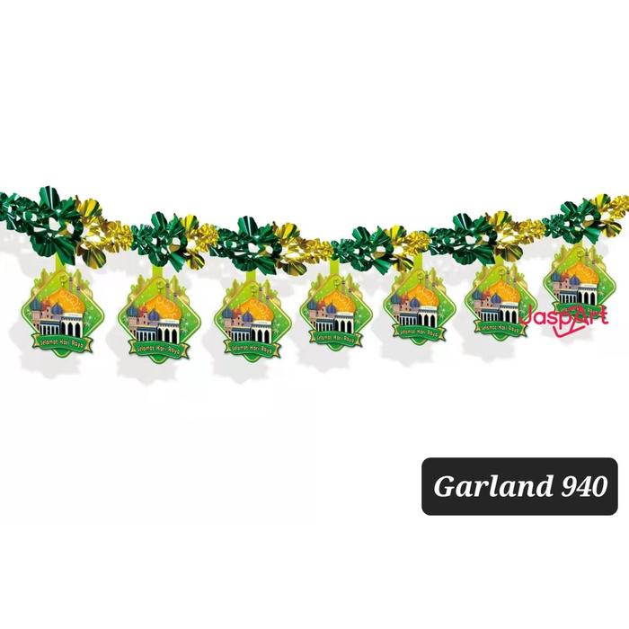 Gambar Dekorasi Slinger Garland Hiasan Tarik Ramadhan Idul Fitri - garland 940 dari Jaspart undefined Tokopedia
