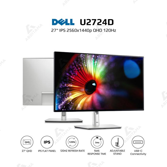 Gambar Monitor Dell Ultrasharp U2724D U2724DE 27" IPS 2560x1440p QHD 120Hz - U2724D, Seller dari Abditama Official undefined Tokopedia