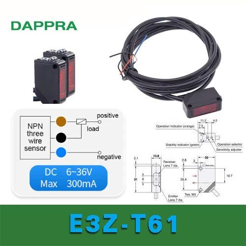 Gambar E3ZT61 E3Z-T61 E3Z - T61 PHOTOELECTRIC SENSOR PF60 - DAPPRA dari tokoautomation undefined Tokopedia