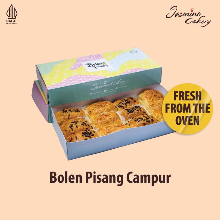 Jual KUE BOLLEN CAMPUR / BOLLEN PISANG COKLAT KEJU / CAKE BOX - Kab ...