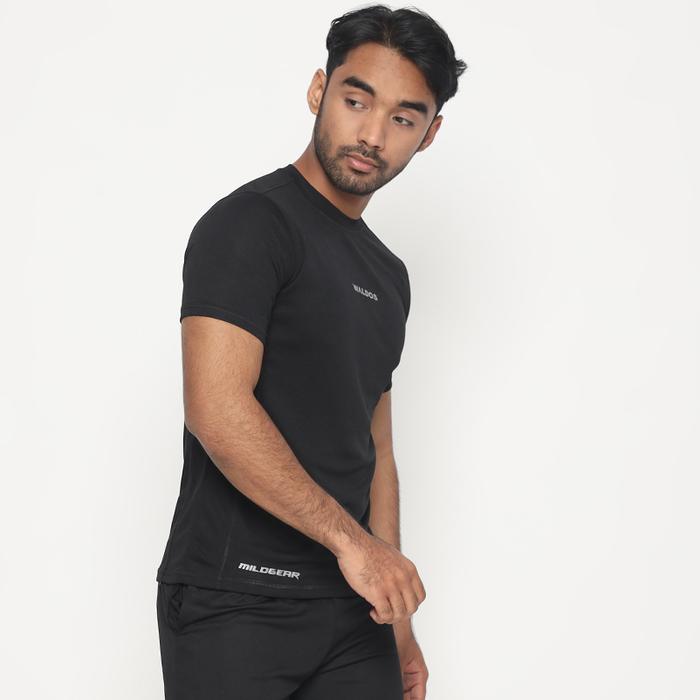 Gambar Baju Training Running Gym Fitness Waldos Icon Olahraga Sport Dry Fit - Hitam, XXL dari Waldos Indonesia undefined Tokopedia