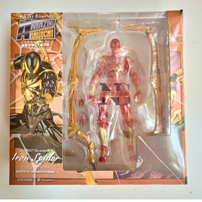 Gambar Revoltech Amazing Yamaguchi Iron Spider Action Figure - Red dari NOGO SHOP NEW undefined Tokopedia