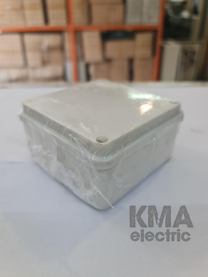 Gambar junction box / duradus SM 100x100 polos dan 6 lubang - polos putih dari KMA electric undefined Tokopedia