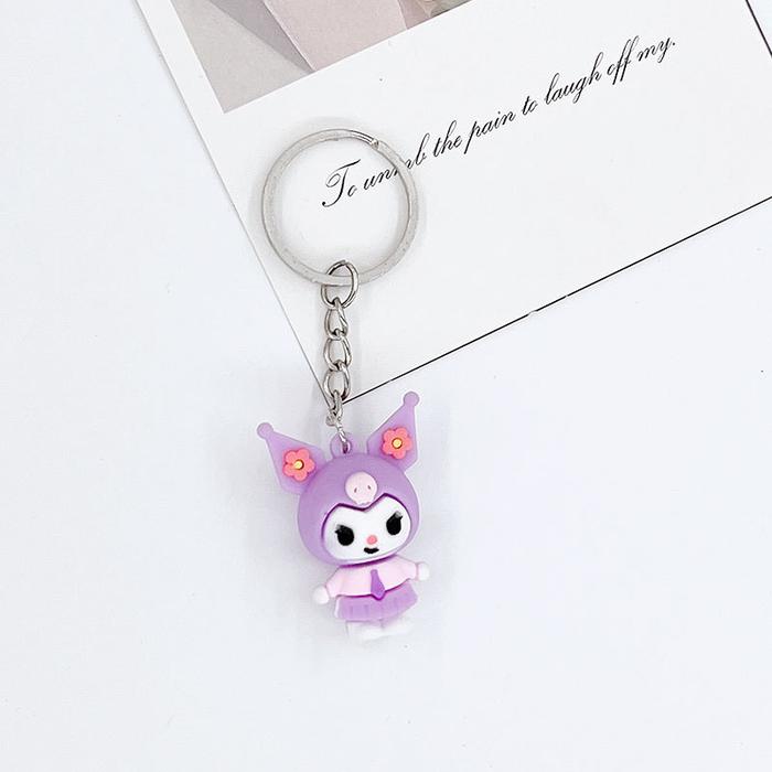 Gambar Gantungan Kunci Sanrio Karakter Kuromi Purin Souvenir Hadiah Kado Lucu - Kuromi New dari Adeeva Collection19 undefined Tokopedia