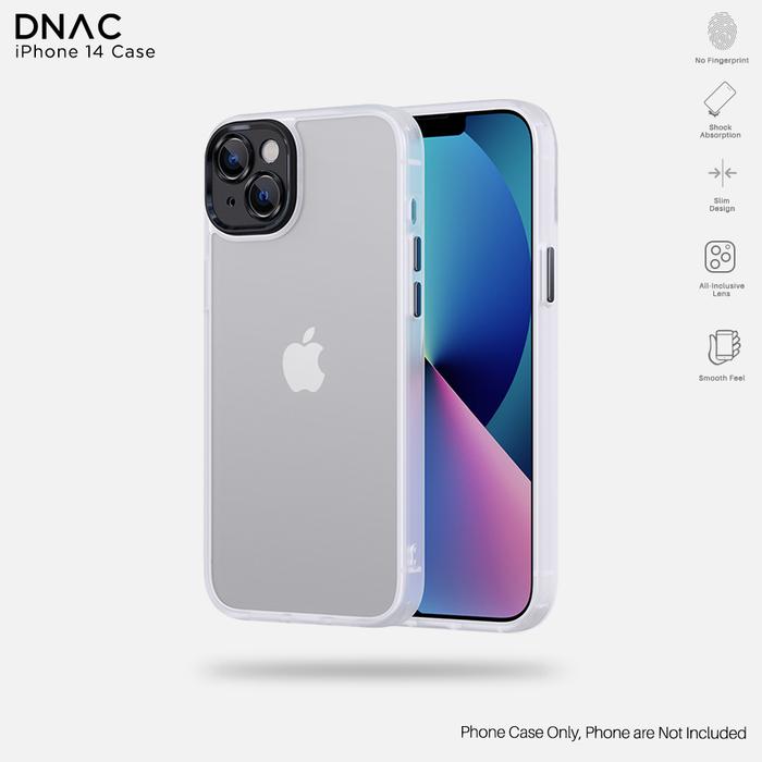 Gambar DNAC Case iPhone 14 Series Premium Rubber Slim Design - White - 14 dari DNAC undefined Tokopedia