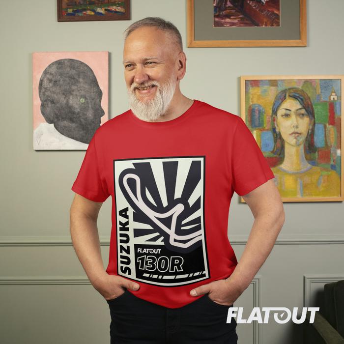 Gambar FLATOUT - Kaos Unisex - Suzuka 130R - Merah, XL dari FLATOUT undefined Tokopedia