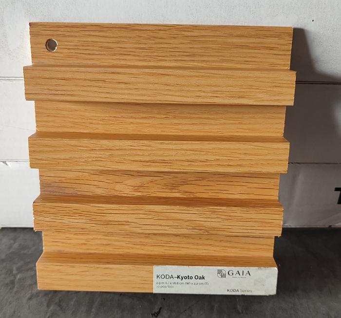 Gambar WPC WALL PANEL GAIA - KODA SERIES - KYOTO OAK dari AGENG WIJAYA INTERIOR undefined Tokopedia