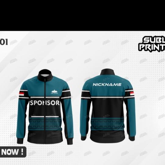 Gambar Jaket jersey grade A full printing terbaru - JJ4001, S dari Sublim Printing Surabaya undefined Tokopedia