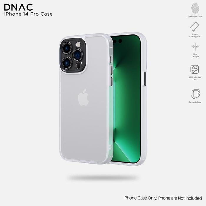 Gambar DNAC Case iPhone 14 Series Premium Rubber Slim Design - White - 14 PRO dari DNAC undefined Tokopedia