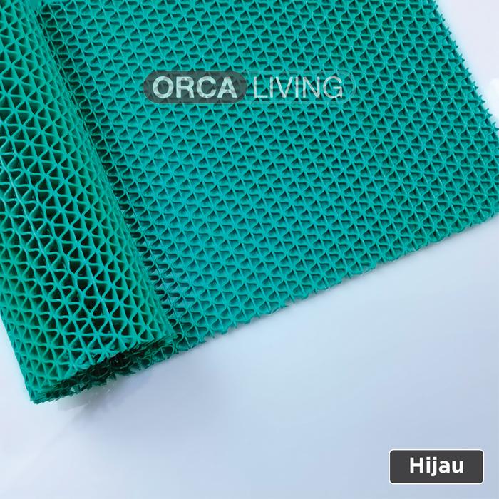 Gambar Karpet 40x60 Alas Kandang Hewan Reptile Kura Kucing Anjing PVC Anti Slip Jaring Tebal 6mm - Hijau dari Orca Living undefined Tokopedia