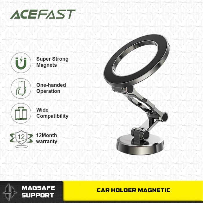 Gambar Car Holder Hp Handphone mobil Magnetic Magsafe ACEFAST D20 Dasboard - METAL GREY dari Himwebstore Official undefined Tokopedia