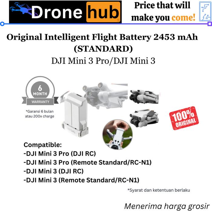 Gambar Battery DJI Mini 3 / Mini 3 Pro Intelligent Flight Baterai 34 Minute dari Drone Hub Indonesia undefined Tokopedia