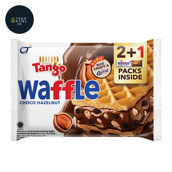 Gambar TANGO WAFFLE CHOCO HAZELNUT (24 x 10gr)/Tango Waffle Pouch Sharepack - PACK (75gr) dari Toko Ritel Indonesia undefined Tokopedia