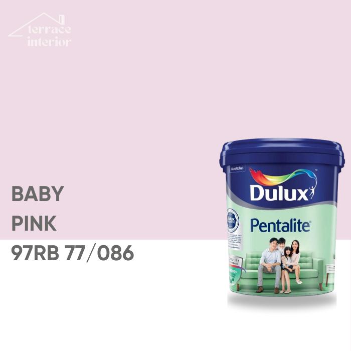 Gambar Cat Tembok Dulux Pentalite Interior 2.5L warna Violet Ungu Doff Matt - Baby Pink dari Terrace Interior undefined Tokopedia