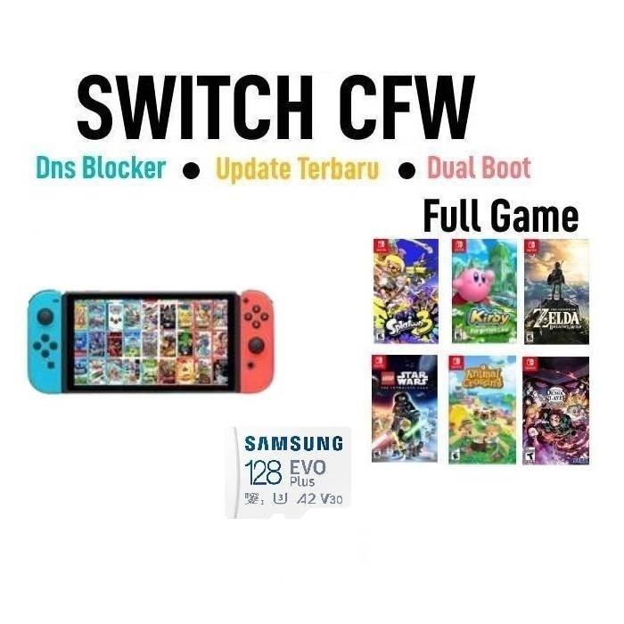 Gambar TAB Switch CFW Full Game 128GB 256GB 512GB / HWFLY - V2, SMSG/Lexar128GB dari PS Enterprise Official undefined Tokopedia