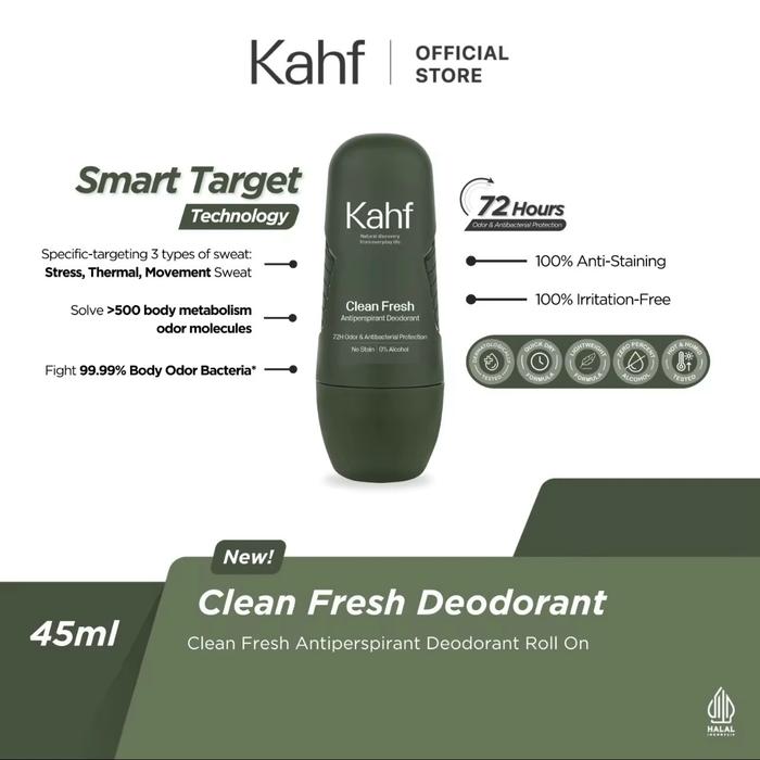 Gambar KAHF Indonesia / Skincare Pria / Face Wash Bread Hair Body Parfum EDT - ADRO CleanF45ml dari Proper Beauty undefined Tokopedia