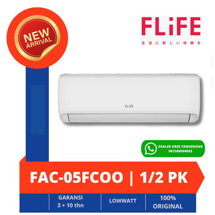 Gambar AC FLIFE SPLIT 1/2 PK LOWWATT | AC SPLIT 0.5 PK FLIFE LOW WATT - UNIT ONLY dari DEALER GREE TANGERANG undefined Tokopedia