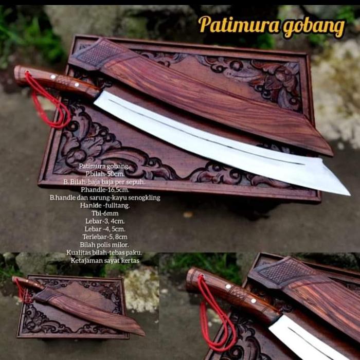 Gambar Golok Gobang Natural Jumbo dari Syndicate Knives undefined 3 Tokopedia