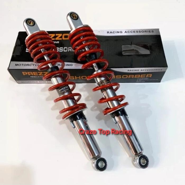 Gambar Shockbreaker Shock Belakang Beban Berat 360.mm Smash/Shogun/Thunder125 - PREZZO Merah, Panjang 360.mm dari CRAZO TOP Racing undefined Tokopedia