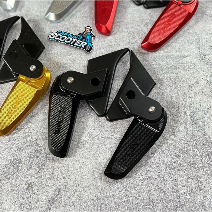 Gambar ZEGNA Pijakan Footstep Model SIP CnC Vespa Sprint Primavera - Black dari Captain Scooter_NEW undefined Tokopedia