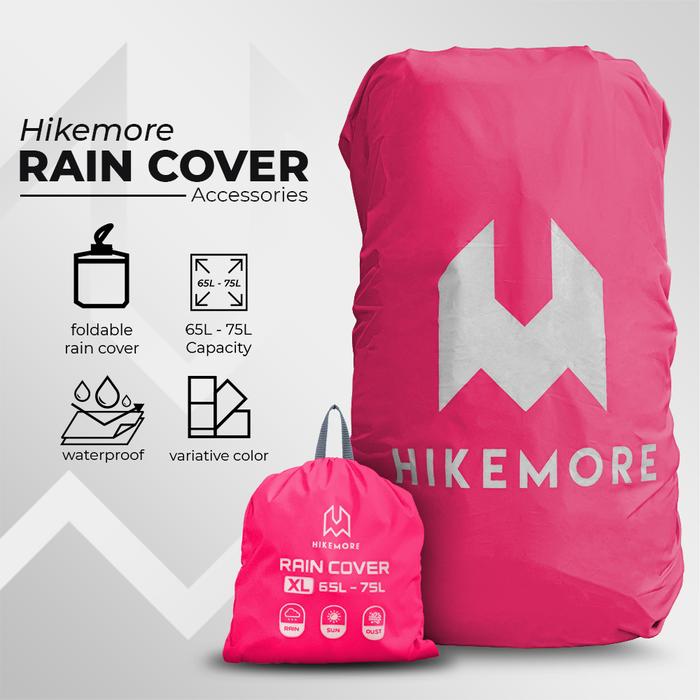 Gambar Hikemore Rain Cover Bag Sarung Tas Ransel 65-75L Size XL Waterproof Kuat Tidak Mudah Sobek Cocok untuk Tas Ransel Daypack Kantor Sekolah dan Outdoor Camping - Pink dari Riung Adventure Kota Administrasi Jakarta Barat Tokopedia
