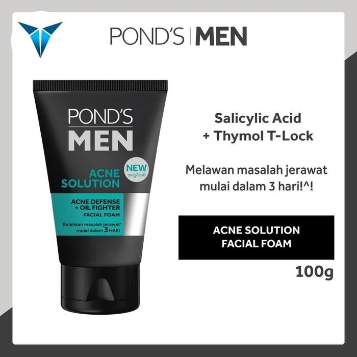 Gambar PONDS Men Facial Foam 100gr 100 gram Sabun Cuci Muka Pembersih Wajah - Ultra Bright dari Venus 888 Store undefined 2 Tokopedia
