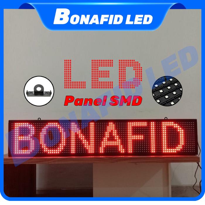 Gambar Jual LED Running Text 100 cm x 20 cm Moving Sign Warna Merah - Merah SMD dari Bonafid888 undefined Tokopedia