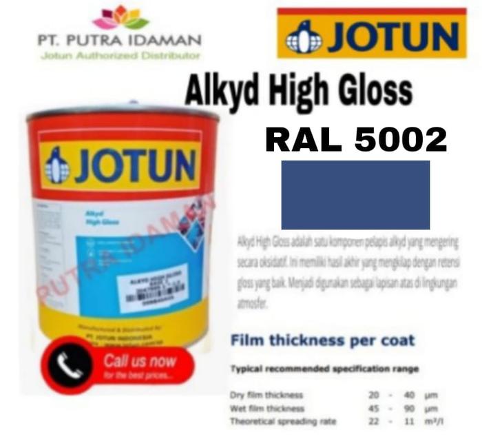 Jual JOTUN CAT ALKYD / ALKYD HIGH GLOSS / RAL 5002 - Jakarta Utara ...