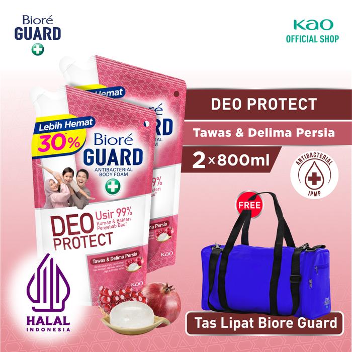 Gambar Biore Guard Deo Protect Delima 800ml Pouch Twinpack + Gift - Tas Lipat dari KAO Indonesia undefined Tokopedia