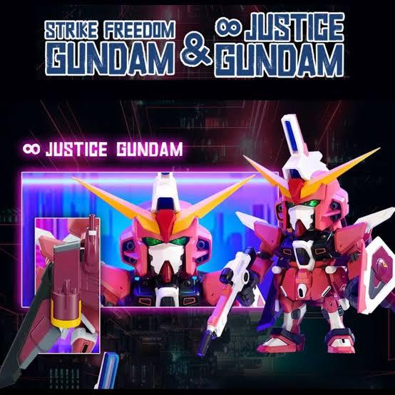 Gambar QMSV STRIKE FREEDOM GUNDAM & JUSTICE GUNDAM - GUNDAM BLINDBOX - NO 3 dari MiLoOo Shopz undefined Tokopedia