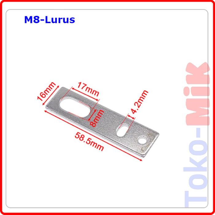 Gambar Bracket Dudukan Holder Sensor Inductive Proximity M8 M12 M18 M30 - M8-Lurus dari Toko-MIK undefined Tokopedia