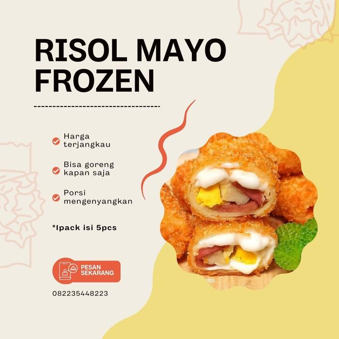 Gambar risol kekinian frozen food - mayonaise dari NgeMeals Official undefined Tokopedia